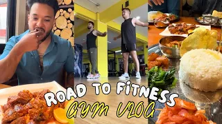 MY GYM TRAINER FEEDS ME THAKALI 😳 || THE PHYSIQUE WORKSHOP || ROAD TO FITNESS