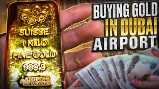 Buying Gold in Dubai Airport! Wow! :D #Dubai #Gold #Market #Airport #Travel #Vlog #Souk #GoldSouk