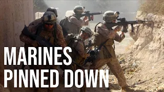 Marines Pinned Down in Fire Fight