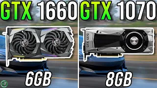 GTX 1660 6GB vs GTX 1070 8GB - Tested in 2023