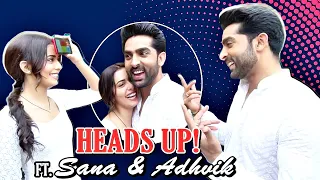EXCLUSIVE! Sana Sayyad & Adhvik Mahajan play 'Heads Up' | Divya Drishti | DriKshit