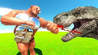 Garry's BIG Brother Destroys T-REX - Animal Revolt Battle Simulator