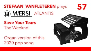Save Your Tears (The Weeknd)  - Stefaan Vanfleteren / Wersi Atlantis SN3