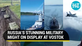 Russia flaunts fighter jets, warships and tanks at Vostok 'war games' joined by India