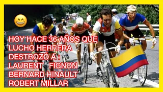 🇨🇴HOY hace 36 años Lucho Herrera | Paralizó al país con su triunfo en el Tour de Francia🔥