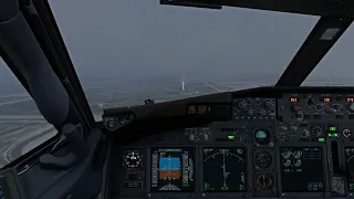 PMDG 737 - Denver Landing - Baby Rain - Ultra Settings [60 fps] - RTX 4080