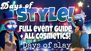 Days of Style Complete Guide ✨ Time to Slay! All Cosmetics + Pricing - Sky CotL - nastmold