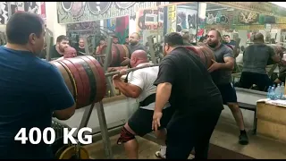 Razim Huseynov (Tosu)  SQUAT 400KG x 2 Coach: AZER MUSTAFAYEV