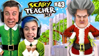 HELLO NEIGHBORS SISTER RUINED CHRISTMAS! Scary Teacher 3D Christmas Special
