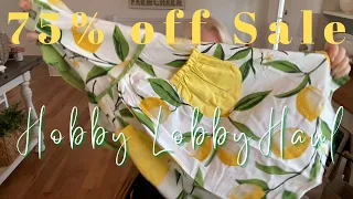 HOBBY LOBBY HAUL 75% OFF SEE WHAT I FOUND