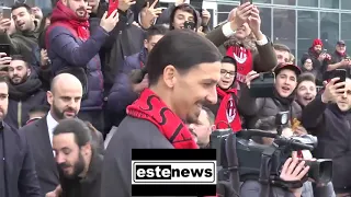 Milan, l'abbraccio dei tifosi per Ibra