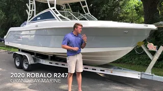 Grand Bay Marine Walk Through Featuring a 2020 Robalo R247