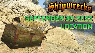 GTA Online Shipwreck Location September 30, 2022 | Frontier Outfit Scraps | Daily Collectible Guide