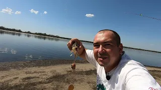 Рыбалка в Запорожье!Жара +40,карась клюет.