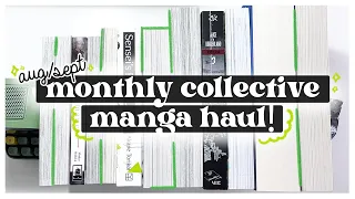 collective manga haul! ★ august & september 2022