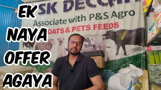 offer wali feed at SK Daccan feed shop in Hyderabad attapur | hari Patti | weight gainer goat feed