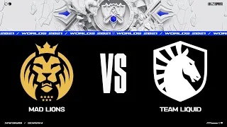 MAD vs. TL | Worlds Group Stage Day 7 | MAD Lions vs. Team Liquid (2021)