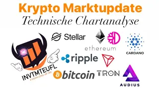 Krypto Update Chartanalyse: Harten Fakten - Bitcoin, Vechain, Cardano, Ripple, Tron, DefiChain