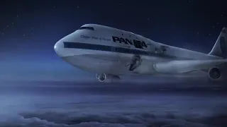 Boeing 747 pan am flight 103 with head down