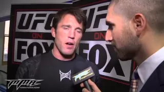 CHAEL SONNEN ANGRY GOES CRAZY WITH ARIEL HELWANI FOX 2 PRE FIGHT