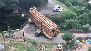 Extreme Driving Skills | wood truck | crazy