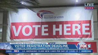 Monday Is Voter Registration Deadline