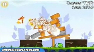 Angry Birds Walkthrough: Poached Eggs 1-20 Highscore 3 Stars