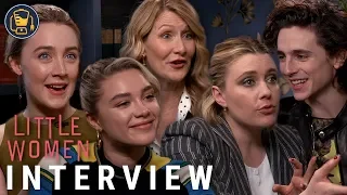 Little Women Interviews with Greta Gerwig, Saoirse Ronan, Florence Pugh and More