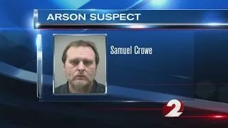 Witness helps police search for arson suspect