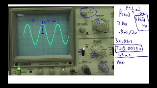 HTPIB18M Calculating Period and Voltage on an Oscilloscope