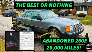 WAKING UP A 1988 MERCEDES 260E AFTER SITTING FOR YEARS, RUST IN THE TANK ?!