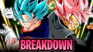 THE KING HAS RETURNED! EZA DETAILS FOR TEQ VEGITO BLUE + STR ROSE GOKU BLACK (Dokkan Battle)