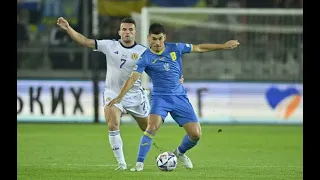 Сборная Украины сыграла вничью с Шотландией и не смогла пробиться в Дивизион A Лиги наций.