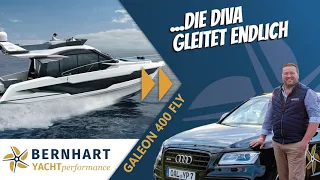 yacht-performance meets the Galeon 400 Fly with 2 Volvo Penta D4-300 enginges