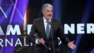 William Bonner é o vencedor na categoria Jornalismo no prêmio Melhores do Ano da Rede Globo