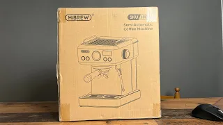 HiBREW H10A Espresso Machine Unboxing, LIVE!