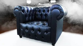 Мебель Chesterfield | кресло своими руками | как сделать мебель DIY