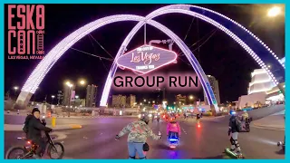 Group ride down the Las Vegas strip ESK8 CON 2023