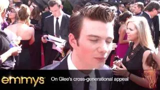 Chris Colfer, Glee: 2011 Primetime Emmys: Red Carpet