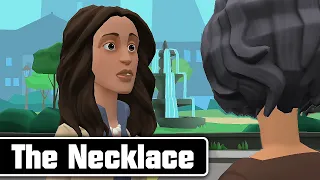 The Necklace class 10 Animation in English | The necklace animated video Class 10