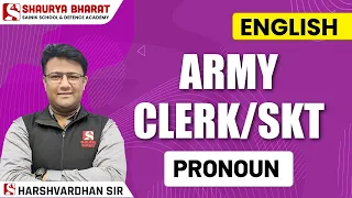 Pronoun - Exclusive English Classes For Army Clerk and SKT  by Harshwardan Sir