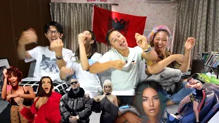 JAPAN REACTION TO NEW ALBANIAN SONGS !!!!!