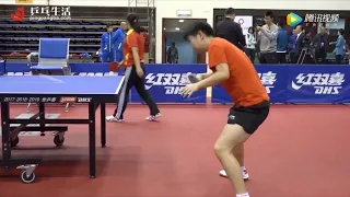 Sun Yingsha, Wang Manyu, and Wang Chuqin Training in 2018 - Table Tennis Training