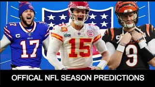 Official 2023 NFL Season Predictions