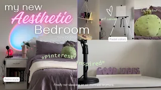 ♡ AESTHETIC bedroom Makeover|☁️*new apartment diaries*(PASTEL colors)+ store runs ,ideas