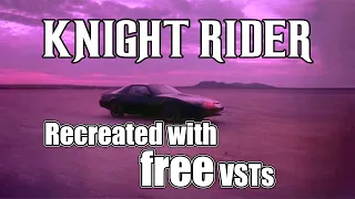 Knight Rider Theme Recreated with Reaper and Free VSTs    #FreeCreated #Synth #Recreated #Reaper