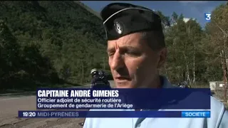 contrôle RN 20 gendarmerie hélico - sept 2014