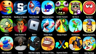 My Talking Tom,Skibidy.io,Save The Doge,Stumble Guys,Camo Sniper,Granny,Plants Vs Zombies 2,PAC MAN