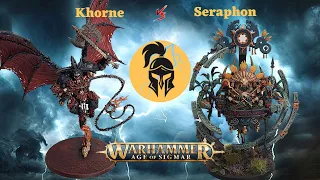 Age of Sigmar Battle Report: Seraphon vs Khorne: Coalesced vs Bloodlords!!