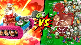 Tanks + Magnetic Balls 💚 Plants vs Zombies Fusion Hack